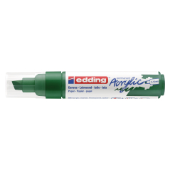 Akrilni marker E-5000 broad 5-10mm kosi vrh Edding zelena