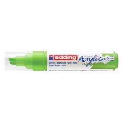 Akrilni marker E-5000 broad 5-10mm kosi vrh Edding limun zelena
