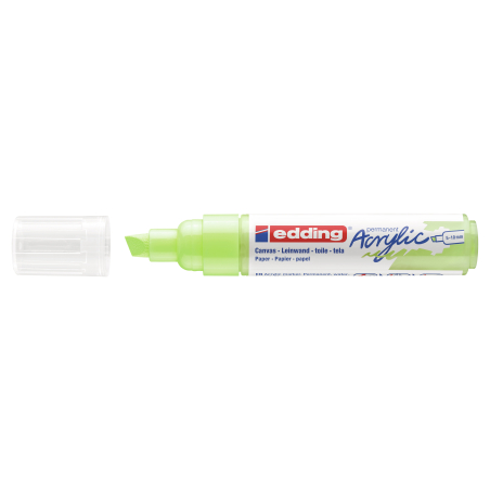 Akrilni marker E-5000 broad 5-10mm kosi vrh Edding pastelno zelena
