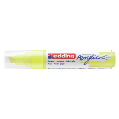 Akrilni marker E-5000 broad 5-10mm kosi vrh Edding neon žuta