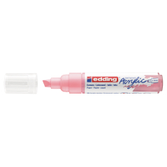 Akrilni marker E-5000 broad 5-10mm kosi vrh Edding nežno roze