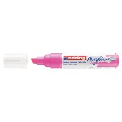 Akrilni marker E-5000 broad 5-10mm kosi vrh Edding neon roze