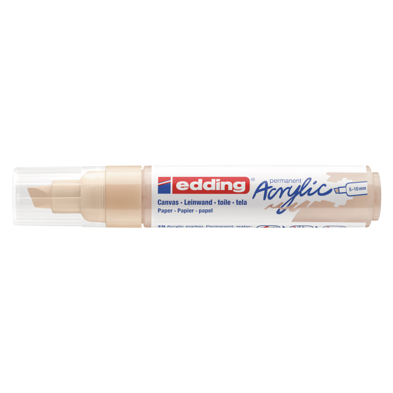 Akrilni marker E-5000 broad 5-10mm kosi vrh Edding oker
