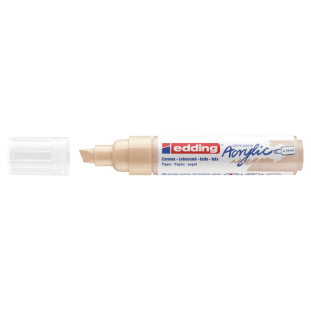 Akrilni marker E-5000 broad 5-10mm kosi vrh Edding oker