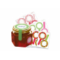 Stikeri VARIO KITCHEN LABELS FOR LID o44 GREEN Herma