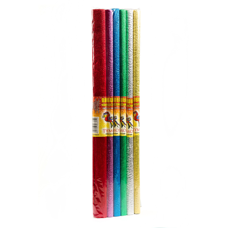 Aluminijumski krep papir 100x50 cm Tymos crvena