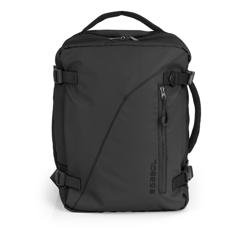 Ranac putni za low cost sa 3 odeljka 30x40x20/24 cm 24/28,8l - 1kg Canada Gabol crna