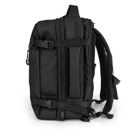Ranac putni za low cost sa 3 odeljka 30x40x20/24 cm 24/28,8l - 1kg Canada Gabol crna