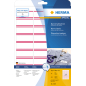 ID etikete 63X29, crveni okvir A4/27 1/25 Herma