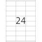 Etikete 70X35 A4/24 1/100 bela Herma