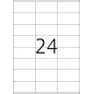 Etikete 70X36 A4/24 1/100 bela Herma