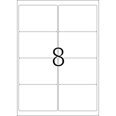 Etikete 99X97 A4/1 1/20 neon-crvena Herma