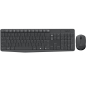 Logitech MK235 Wireless Desktop USB Gray US