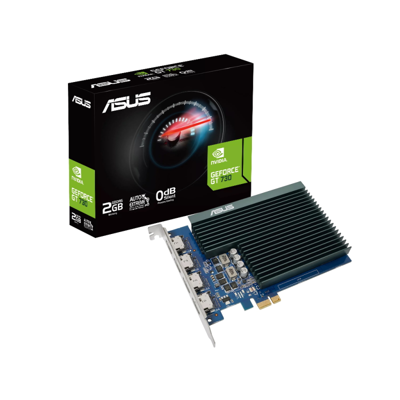Graficka karta ASUS GT730-4H-SL-2GD5 NVD/2GB/GDDR5/64bit/crna