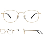 Xiaomi Blue Light Blocking Glasses (Gold)