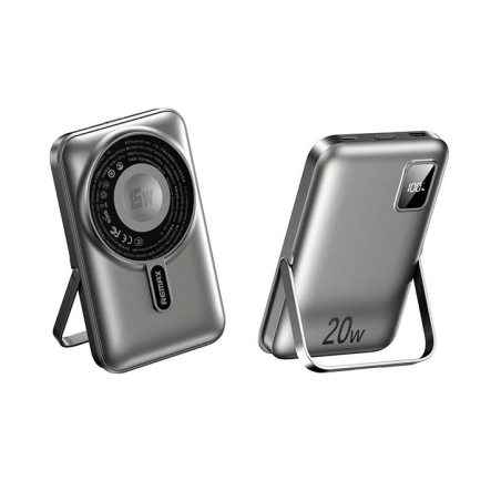 REMAX RPP-695-3 in 1 15W wireless charging power bank with foldable holder