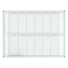 Godišnja planer tabla "MAULstandard", 90x120, 2x6 meseci MAUL
