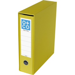 Registrator A4 normal O+CO sa Mikroval kutijom "Smart filing" O+CO žuta