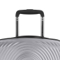 Kofer mali (kabinski) 40x55x20/24 cm polikarbonat 37/44,4l-3 kg Radar Gabol srebrna