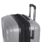 Kofer mali (kabinski) 40x55x20/24 cm polikarbonat 37/44,4l-3 kg Radar Gabol srebrna