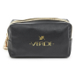 Neseser cetvrtasti sa zlatnim paspulom 0237, 18×7×10 cm Verde crna