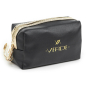 Neseser cetvrtasti sa zlatnim paspulom 0237, 18×7×10 cm Verde crna