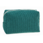 Neseser pravougaoni somotski 0288, 17×8×12 cm Verde zelena