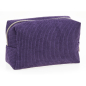 Neseser pravougaoni somotski 0288, 17×8×12 cm Verde ljubičasta