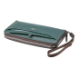 Novčanik ženski sa futrolom za vizit karte 0235, 19.5×3.5×10.5 cm Verde zelena