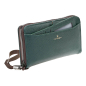 Novčanik ženski sa futrolom za vizit karte 0235, 19.5×3.5×10.5 cm Verde zelena
