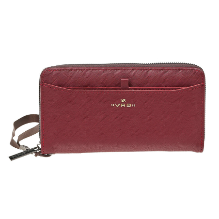 Novčanik ženski sa futrolom za vizit karte 0235, 19.5×3.5×10.5 cm Verde bordo