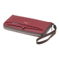 Novčanik ženski sa futrolom za vizit karte 0235, 19.5×3.5×10.5 cm Verde bordo