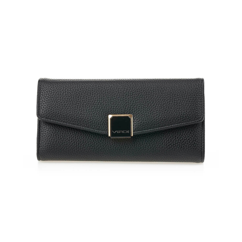 Novčanik ženski veci sa elegantnom kopcom 1432, 20×4×10 cm Verde crna
