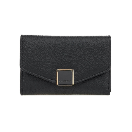 Novčanik ženski manji sa elegantnom kopcom 1433, 15×3×10.5 cm Verde crna