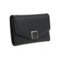 Novčanik ženski manji sa elegantnom kopcom 1433, 15×3×10.5 cm Verde crna