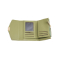 Novčanik ženski manji sa elegantnom kopcom 1433, 15×3×10.5 cm Verde zelena