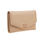 Novčanik ženski manji sa elegantnom kopcom 1433, 15×3×10.5 cm Verde krem