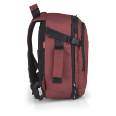 Ranac putni za low cost sa 2 odeljka 25x40x20/23 cm 20/23l - 0,62kg Canada Gabol bordo