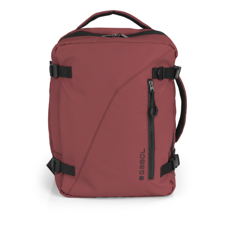 Ranac putni za low cost sa 3 odeljka 30x40x20/24 cm 24/28,8l - 1kg Canada Gabol bordo