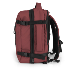 Ranac putni za low cost sa 3 odeljka 30x40x20/24 cm 24/28,8l - 1kg Canada Gabol bordo