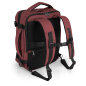 Ranac putni za low cost sa 3 odeljka 30x40x20/24 cm 24/28,8l - 1kg Canada Gabol bordo
