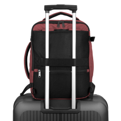 Ranac putni za low cost sa 3 odeljka 30x40x20/24 cm 24/28,8l - 1kg Canada Gabol bordo