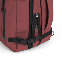 Ranac putni za low cost sa 3 odeljka 30x40x20/24 cm 24/28,8l - 1kg Canada Gabol bordo
