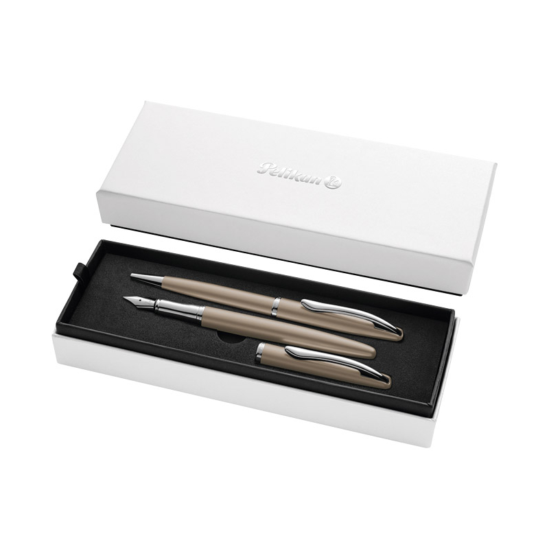 Set nalivpero+olovka hemijska Jazz Noble Elegance+poklon kutija G25 Pelikan 826792 pesak