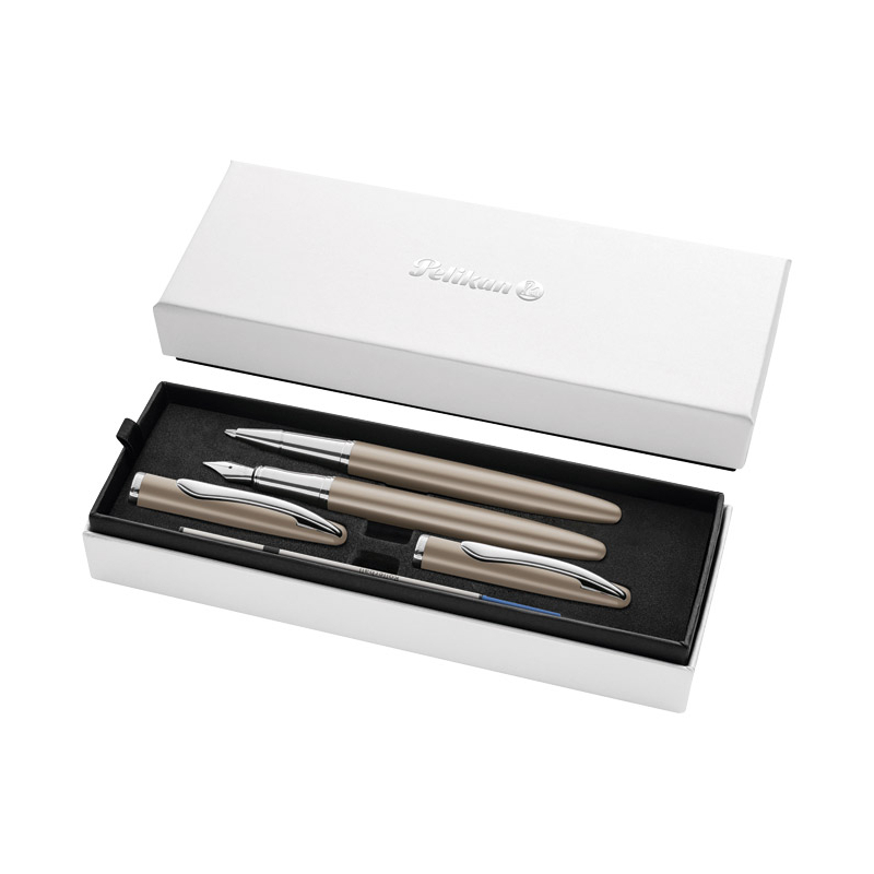 Set nalivpero+roler Jazz Noble Elegance+poklon kutija G25 Pelikan 826976 pesak