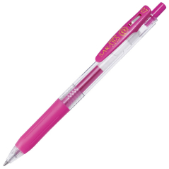 Roler gel 0,7mm sa gumenim gripom (uloĹľak roze) Sarasa Clip Zebra 45147 roze
