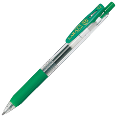 Roler gel 0,7mm sa gumenim gripom (uloĹľak zeleni) Sarasa Clip Zebra 14325 zeleni