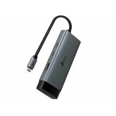 Hub TP-LINK USB Type-C 7-Port Hub/1USB-C /1 HDMI 4K 60Hz Port,1 × USB-C PD 100W Port,1 × SD