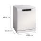 Sudomašina BOSCH SMS46KW02E/Serija4/samostojeca/E/13 kompleta/84,5x60x60cm/bela