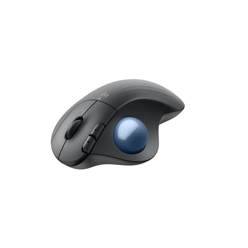 Logitech Ergo M575s Wireless Trackball Mouse, Graphite Blue Ball